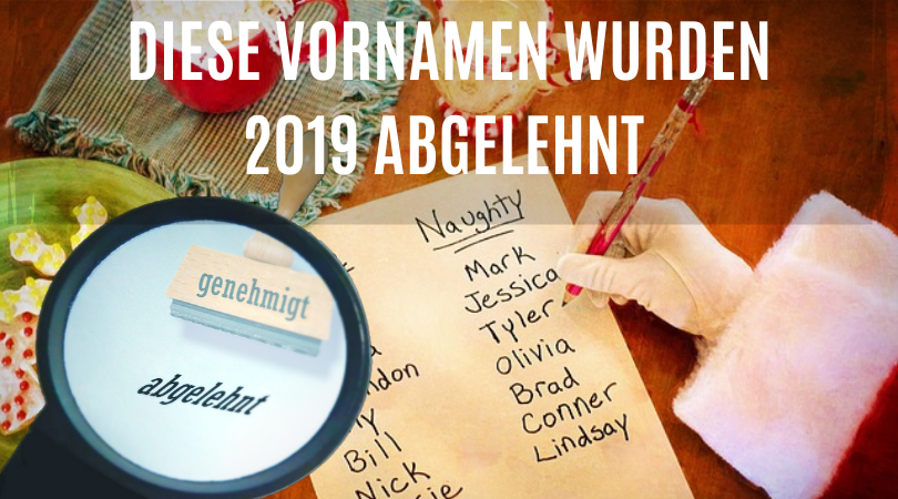 abgelehnte Vornamen 2019